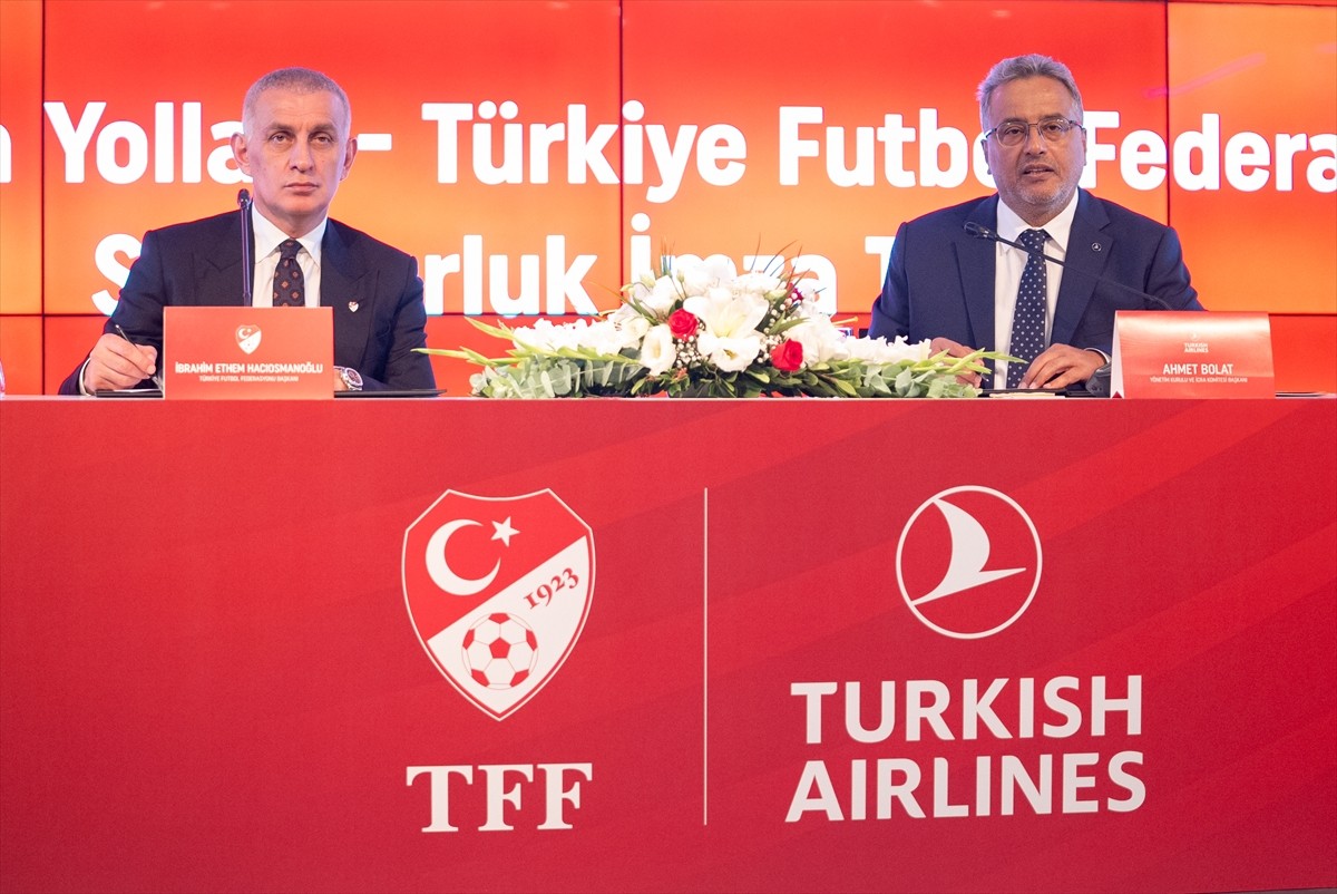 Türk Hava Yolları (THY) ile Türkiye Futbol Federasyonu (TFF) arasında THY'nin Genel Müdürlük...